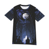 Camping Bear Forest Print Men's O-Neck T-Shirt | Cotton