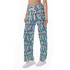 All-Over Print Women's High-waisted Straight-leg Trousers