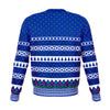 Blue Freeze Santa Christmas Sweatshirt, Ugly Christmas Sweaters - kayzers