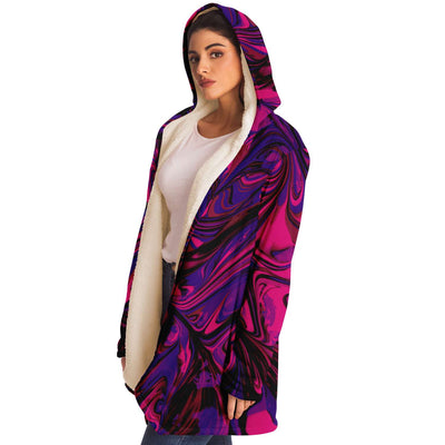 Abstract Pink Liquid Unisex Cloak - kayzers