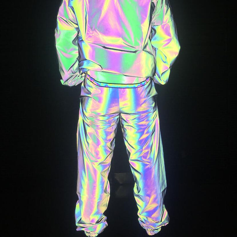 Holographic Mens Festival Clothing