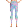 Blue Holographic Iridescence Yoga Leggings - kayzers