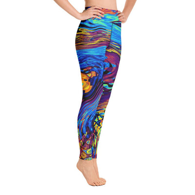 Abstract Nature Yoga Leggings - kayzers