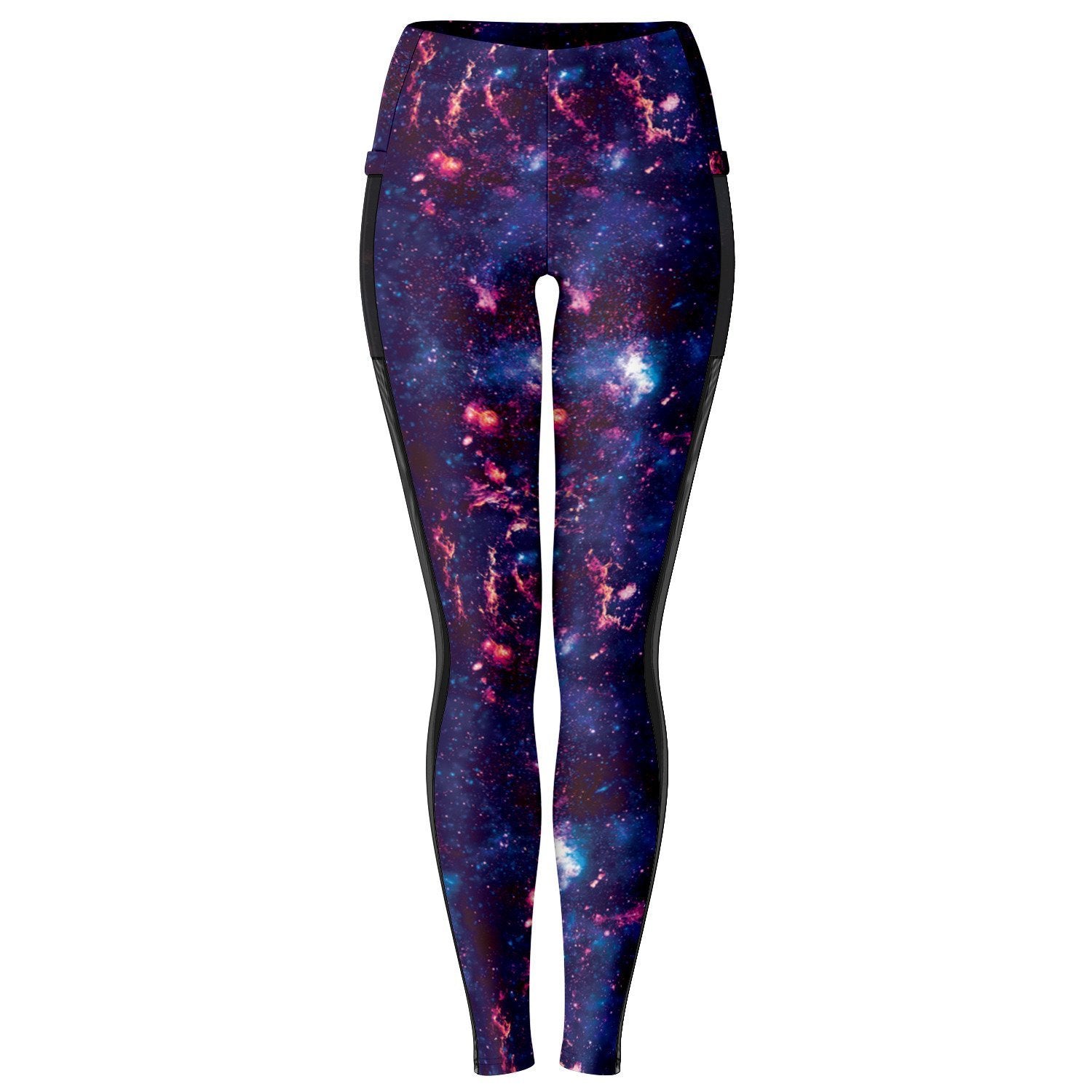 blue galaxy print leggings - Gem