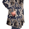 Trippy Psychedelic Liquid Swirls Waves Fleece Cloak - kayzers