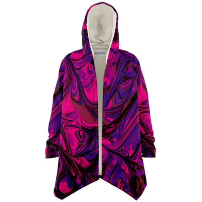 Abstract Pink Liquid Unisex Cloak - kayzers