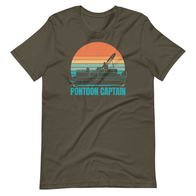 Pontoon Captain Short-Sleeve Unisex Cotton T-Shirt - kayzers